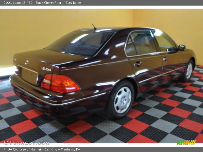 Black Cherry Pearl / Ecru Beige 2001 Lexus LS 430