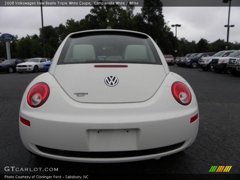 Campanella White / White 2008 Volkswagen New Beetle Triple White Coupe