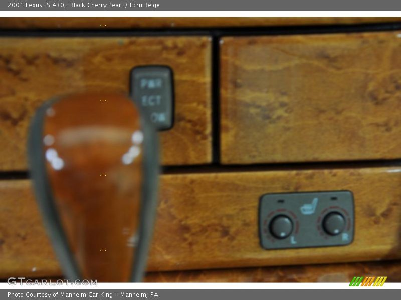 Black Cherry Pearl / Ecru Beige 2001 Lexus LS 430