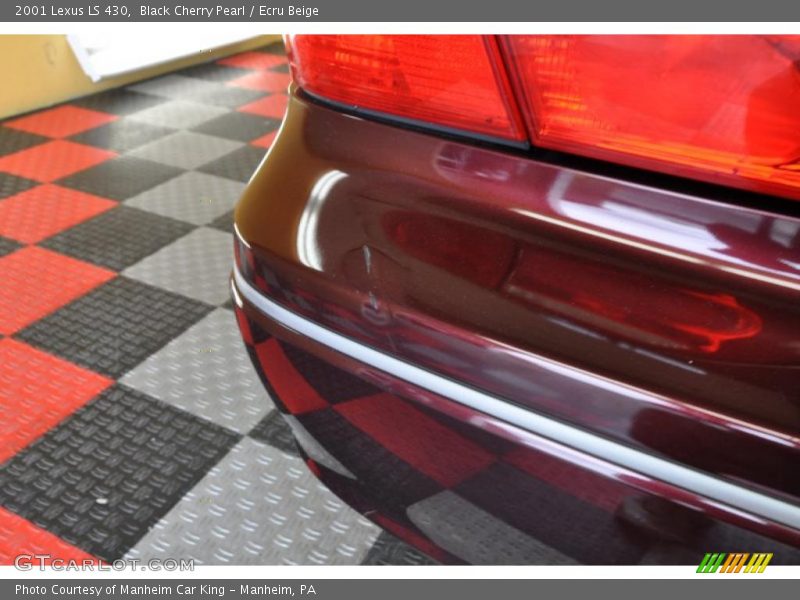 Black Cherry Pearl / Ecru Beige 2001 Lexus LS 430