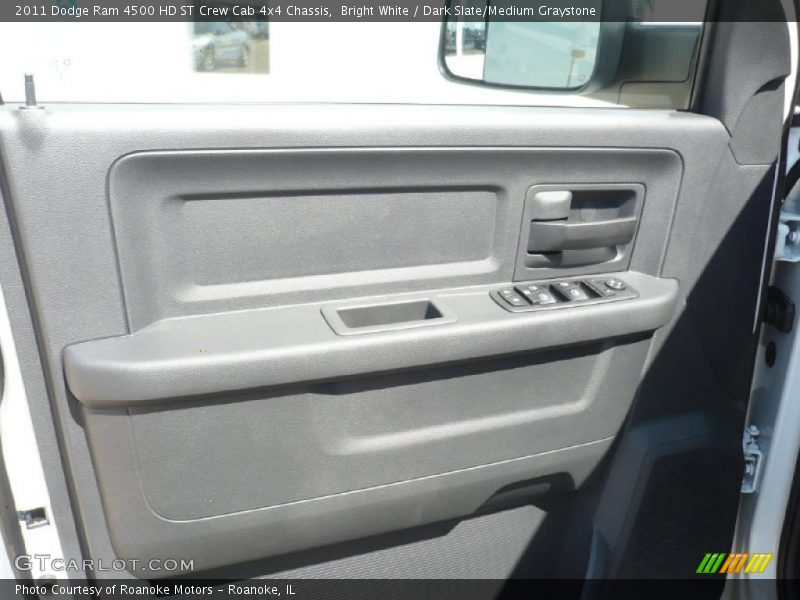 Bright White / Dark Slate/Medium Graystone 2011 Dodge Ram 4500 HD ST Crew Cab 4x4 Chassis
