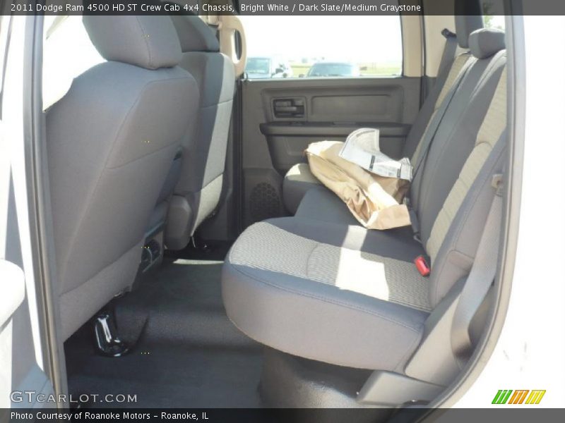Bright White / Dark Slate/Medium Graystone 2011 Dodge Ram 4500 HD ST Crew Cab 4x4 Chassis