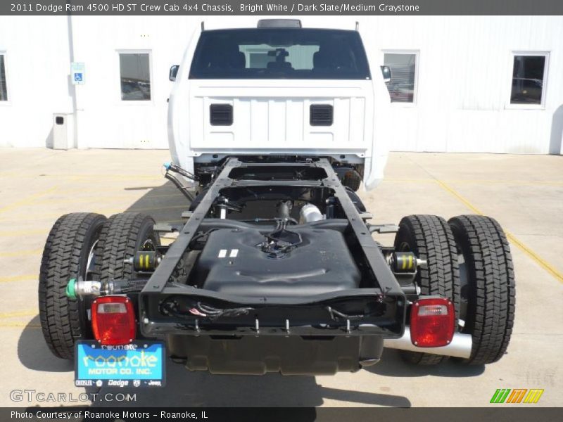 Bright White / Dark Slate/Medium Graystone 2011 Dodge Ram 4500 HD ST Crew Cab 4x4 Chassis