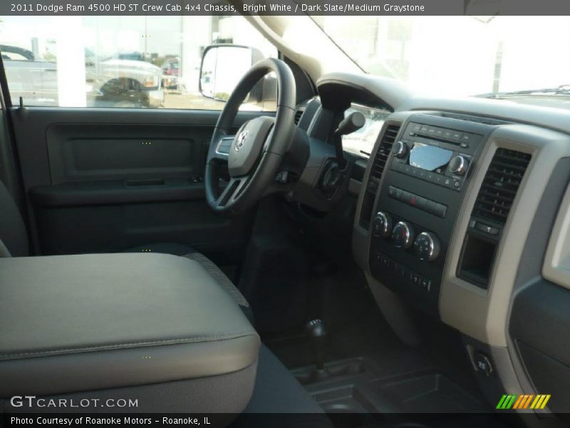 Bright White / Dark Slate/Medium Graystone 2011 Dodge Ram 4500 HD ST Crew Cab 4x4 Chassis