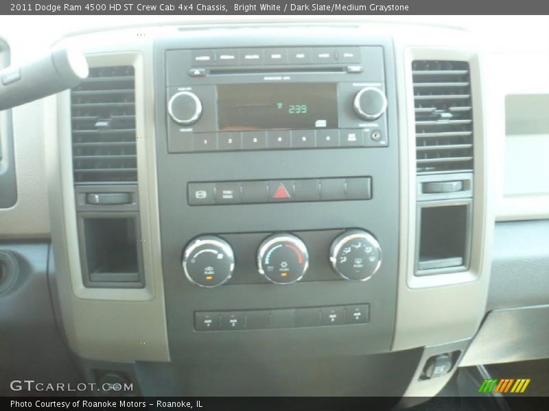 Bright White / Dark Slate/Medium Graystone 2011 Dodge Ram 4500 HD ST Crew Cab 4x4 Chassis