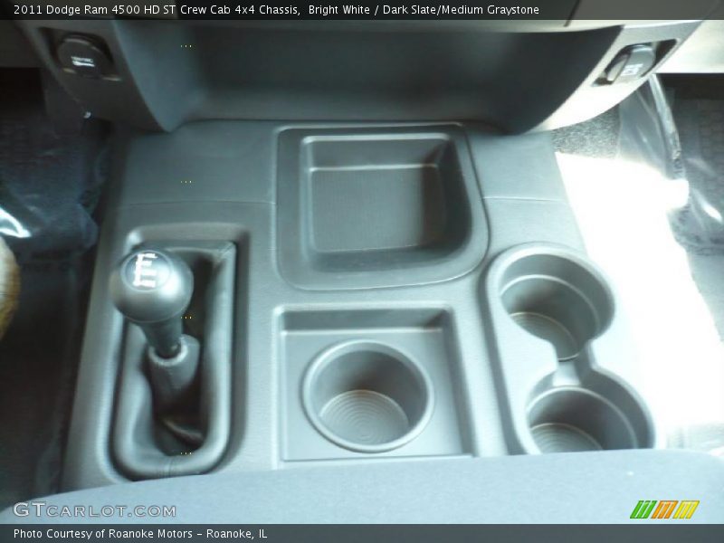 Bright White / Dark Slate/Medium Graystone 2011 Dodge Ram 4500 HD ST Crew Cab 4x4 Chassis