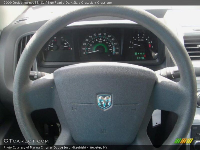 Surf Blue Pearl / Dark Slate Gray/Light Graystone 2009 Dodge Journey SE