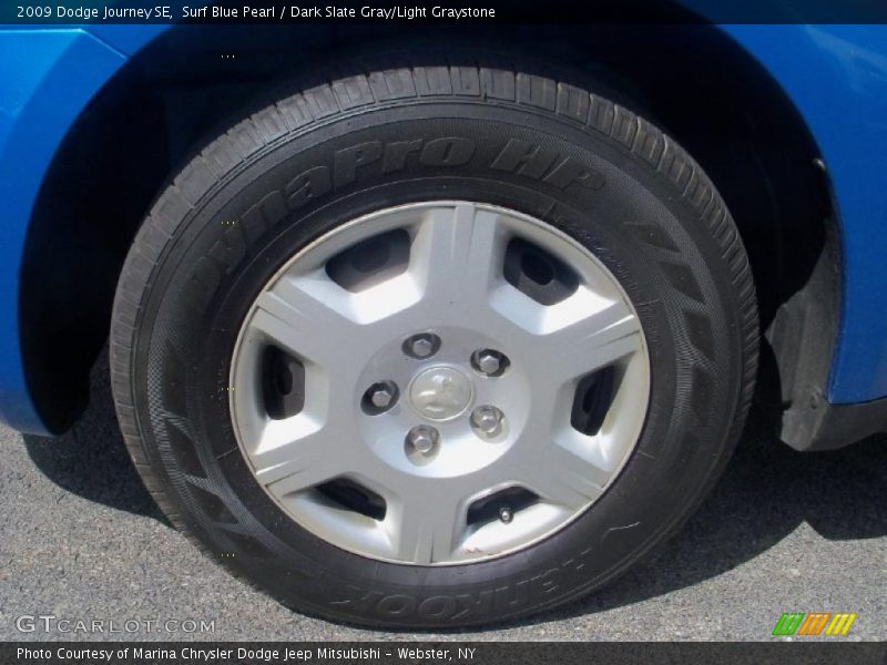 Surf Blue Pearl / Dark Slate Gray/Light Graystone 2009 Dodge Journey SE