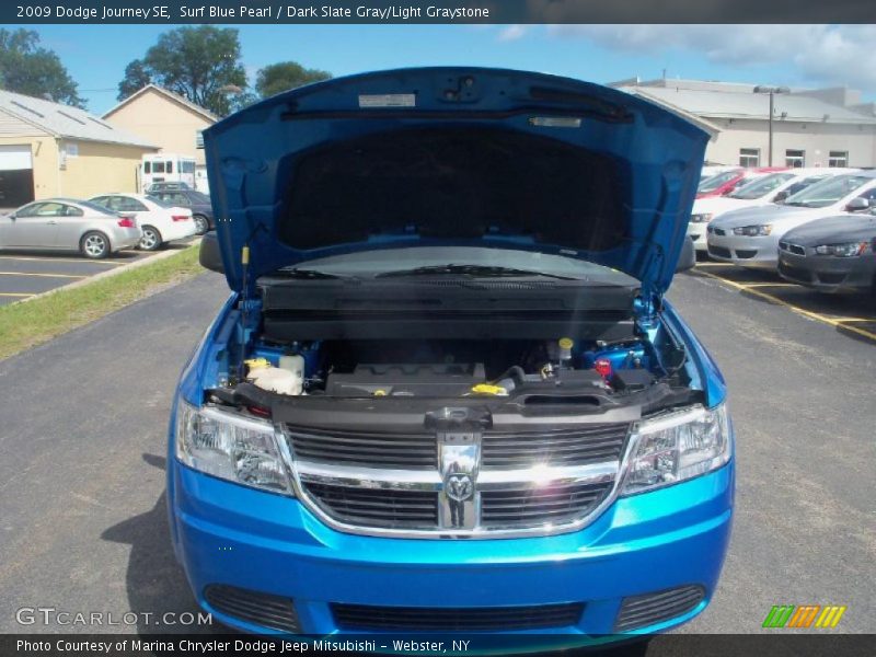 Surf Blue Pearl / Dark Slate Gray/Light Graystone 2009 Dodge Journey SE