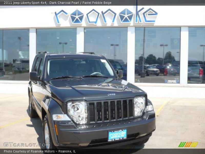 Dark Charcoal Pearl / Pastel Pebble Beige 2011 Jeep Liberty Sport 4x4