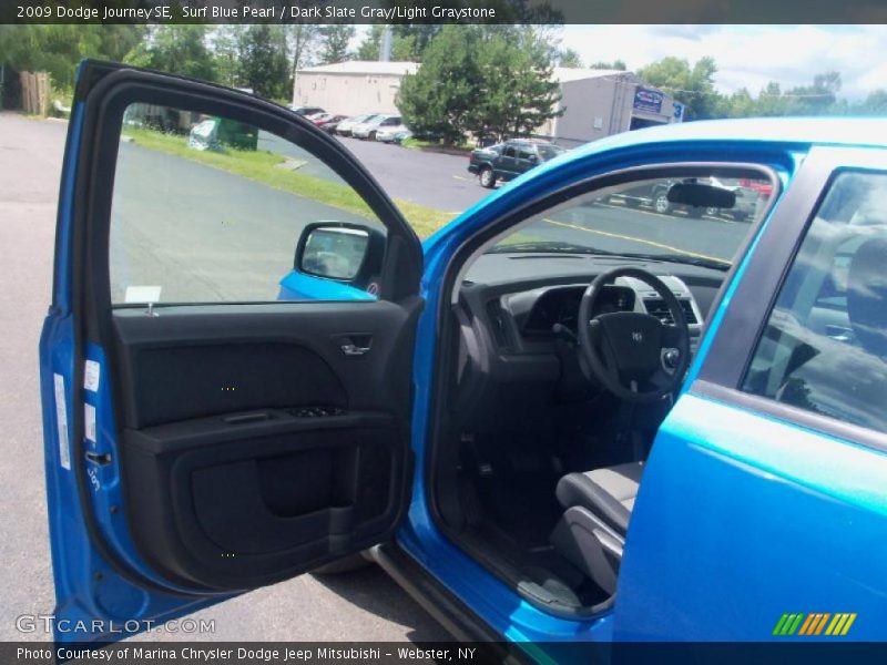 Surf Blue Pearl / Dark Slate Gray/Light Graystone 2009 Dodge Journey SE