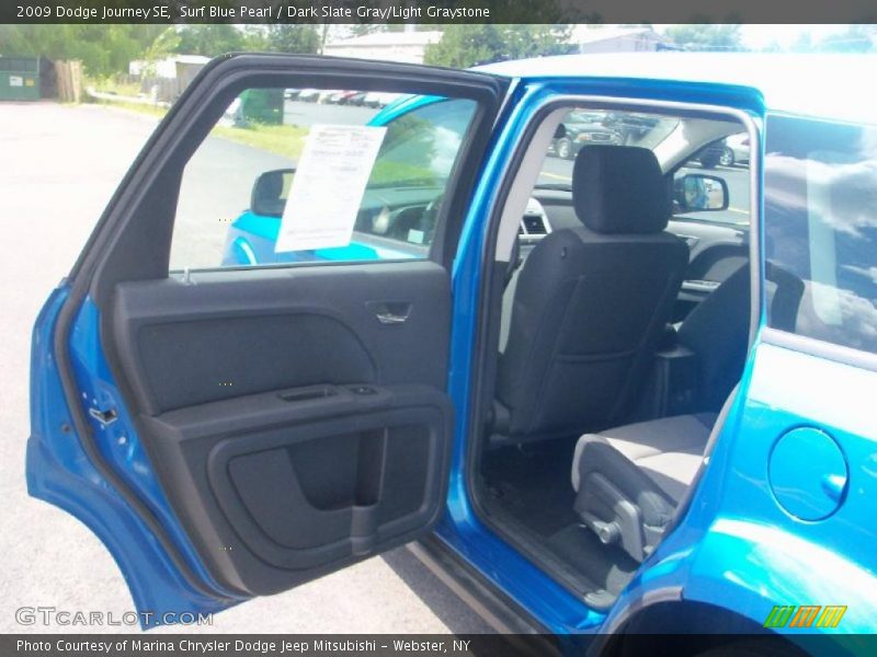 Surf Blue Pearl / Dark Slate Gray/Light Graystone 2009 Dodge Journey SE