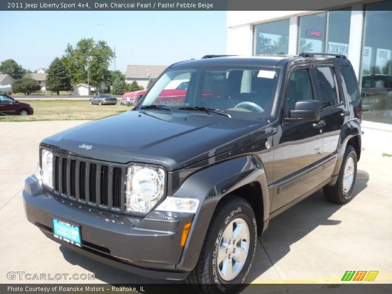 Dark Charcoal Pearl / Pastel Pebble Beige 2011 Jeep Liberty Sport 4x4