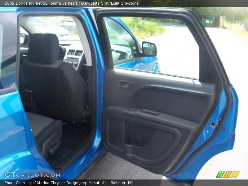 Surf Blue Pearl / Dark Slate Gray/Light Graystone 2009 Dodge Journey SE