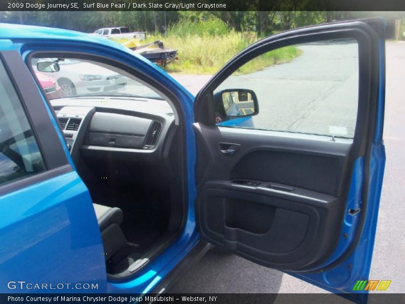 Surf Blue Pearl / Dark Slate Gray/Light Graystone 2009 Dodge Journey SE