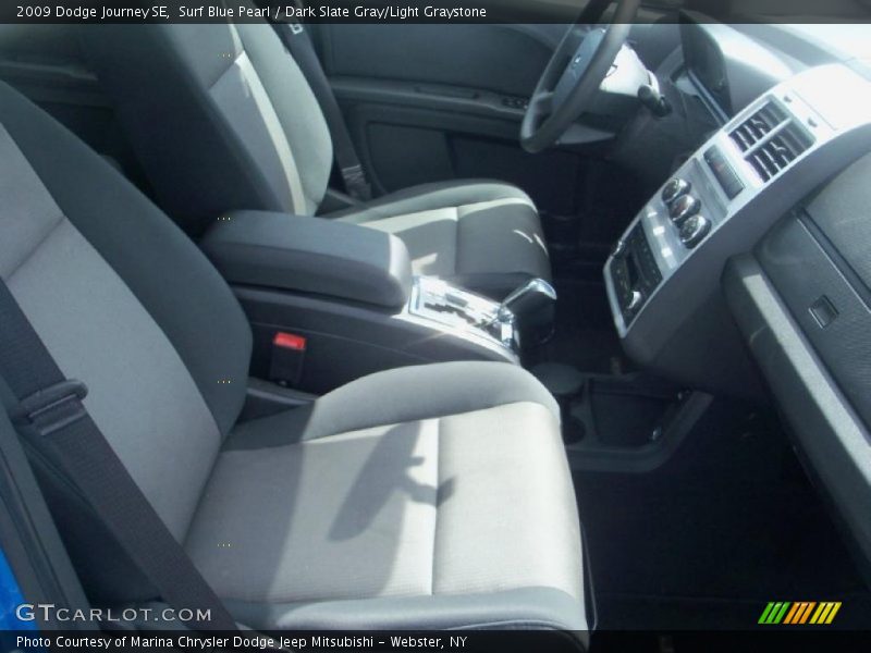 Surf Blue Pearl / Dark Slate Gray/Light Graystone 2009 Dodge Journey SE
