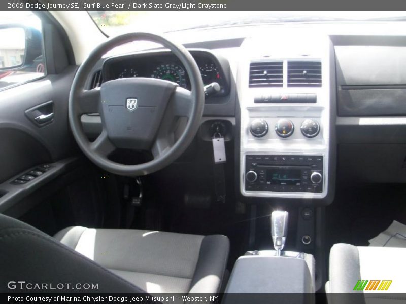 Surf Blue Pearl / Dark Slate Gray/Light Graystone 2009 Dodge Journey SE