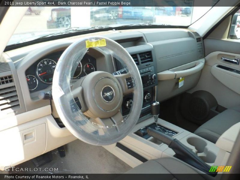 Dark Charcoal Pearl / Pastel Pebble Beige 2011 Jeep Liberty Sport 4x4