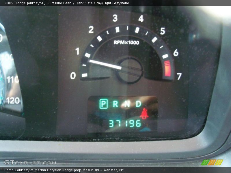 Surf Blue Pearl / Dark Slate Gray/Light Graystone 2009 Dodge Journey SE