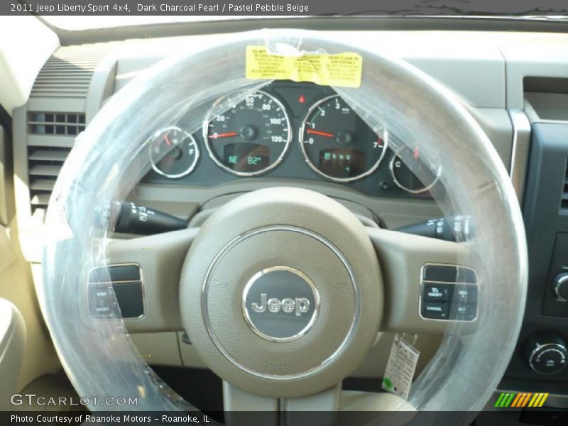 Dark Charcoal Pearl / Pastel Pebble Beige 2011 Jeep Liberty Sport 4x4