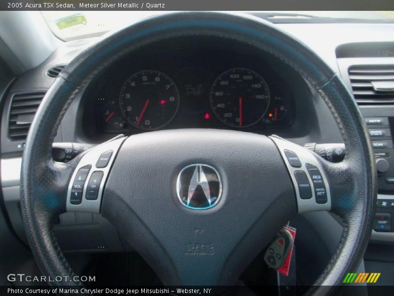 Meteor Silver Metallic / Quartz 2005 Acura TSX Sedan