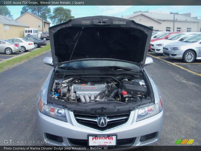 Meteor Silver Metallic / Quartz 2005 Acura TSX Sedan