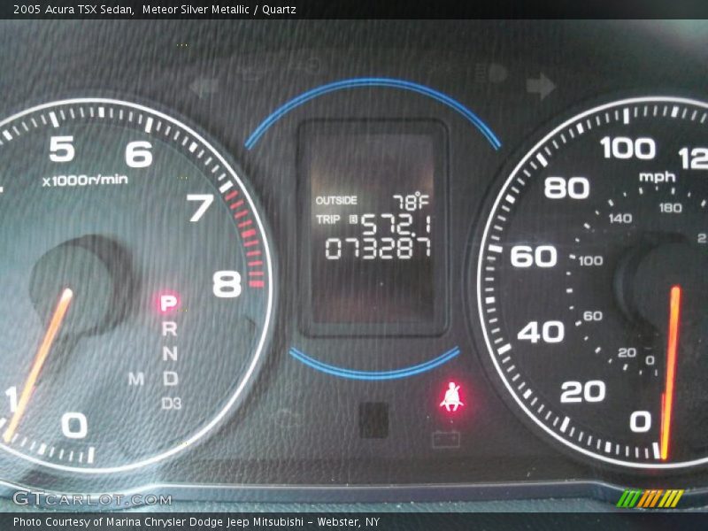 Meteor Silver Metallic / Quartz 2005 Acura TSX Sedan