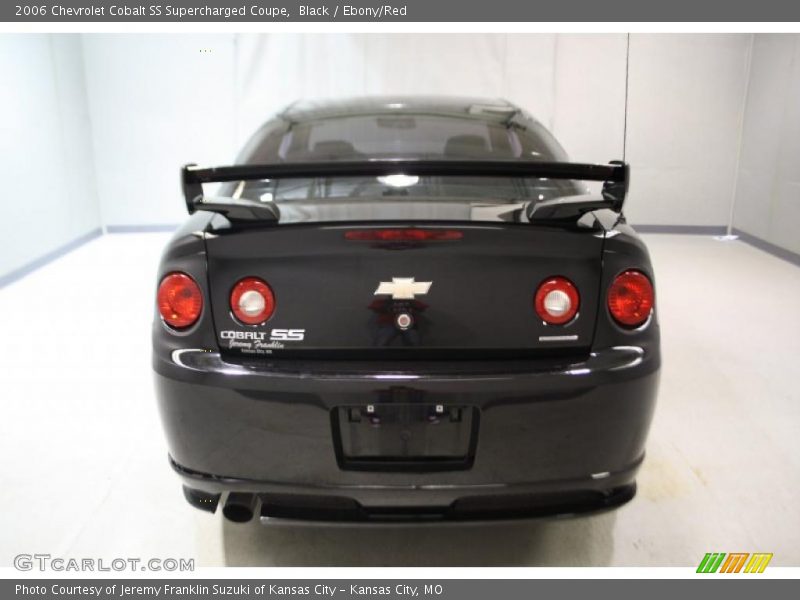 Black / Ebony/Red 2006 Chevrolet Cobalt SS Supercharged Coupe