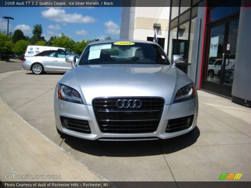 Ice Silver Metallic / Black 2008 Audi TT 3.2 quattro Coupe