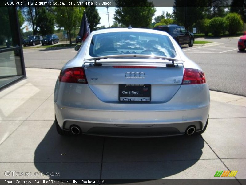 Ice Silver Metallic / Black 2008 Audi TT 3.2 quattro Coupe