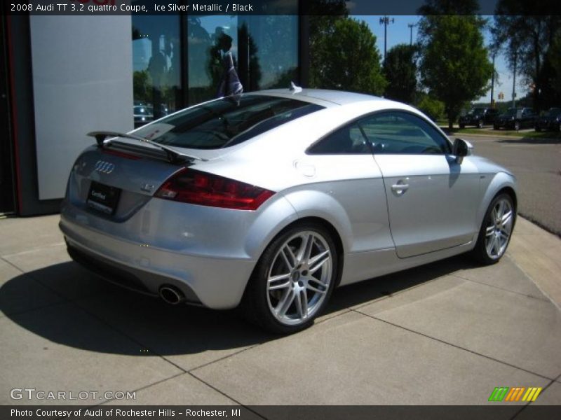 Ice Silver Metallic / Black 2008 Audi TT 3.2 quattro Coupe