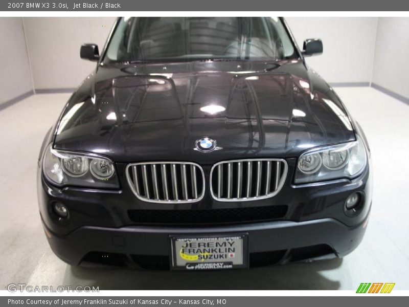 Jet Black / Black 2007 BMW X3 3.0si