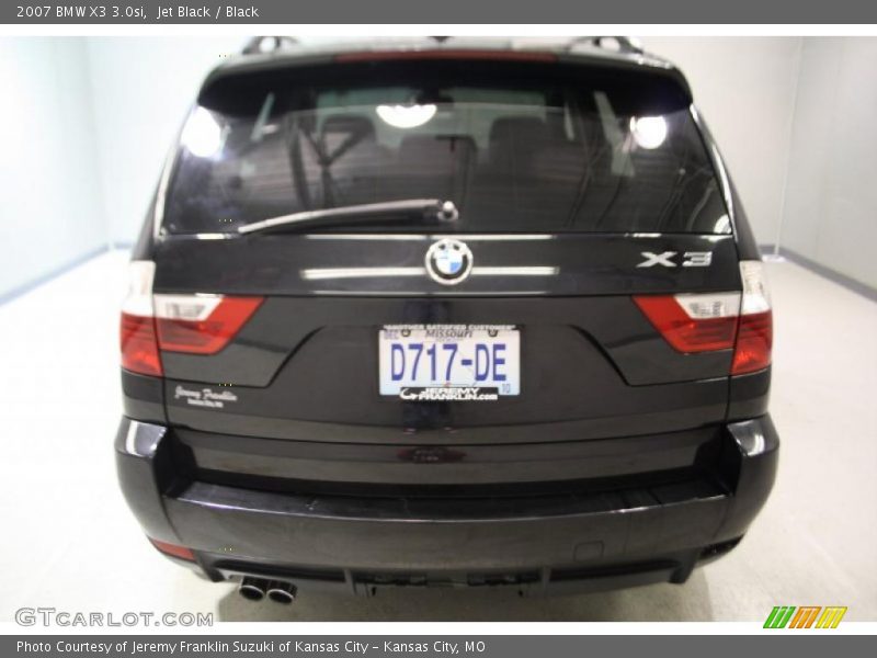 Jet Black / Black 2007 BMW X3 3.0si