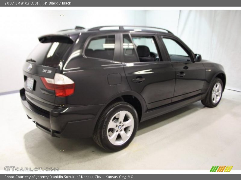 Jet Black / Black 2007 BMW X3 3.0si