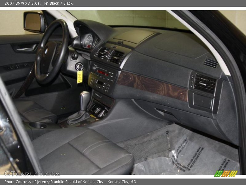 Jet Black / Black 2007 BMW X3 3.0si