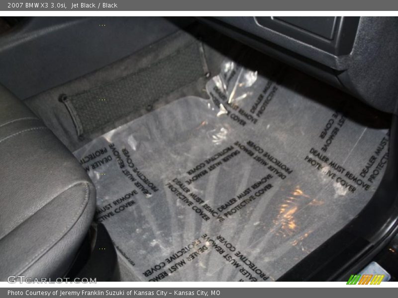 Jet Black / Black 2007 BMW X3 3.0si