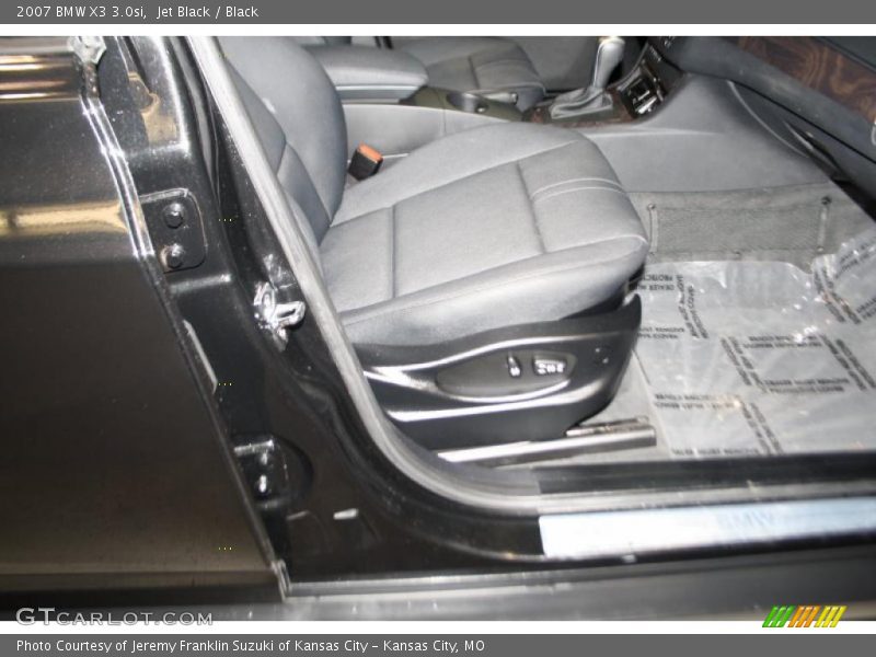 Jet Black / Black 2007 BMW X3 3.0si