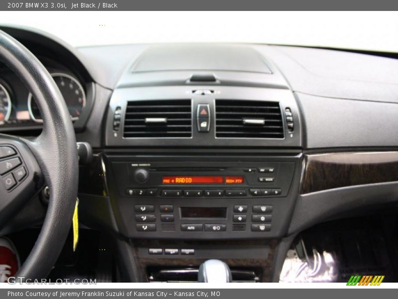 Jet Black / Black 2007 BMW X3 3.0si