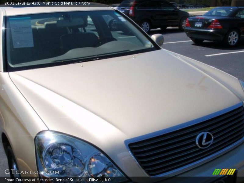 Mystic Gold Metallic / Ivory 2001 Lexus LS 430