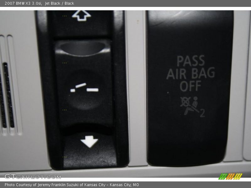 Jet Black / Black 2007 BMW X3 3.0si