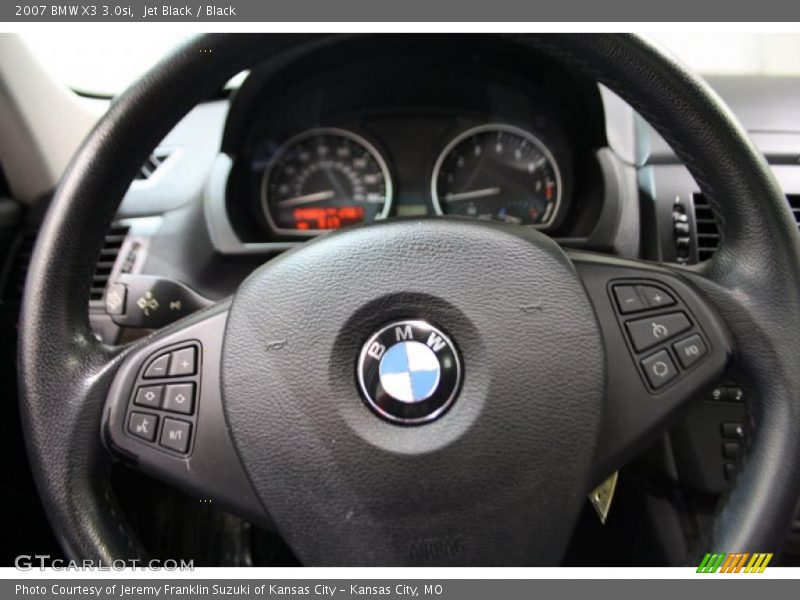 Jet Black / Black 2007 BMW X3 3.0si
