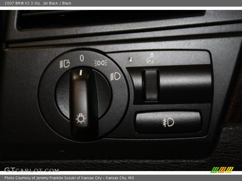 Jet Black / Black 2007 BMW X3 3.0si