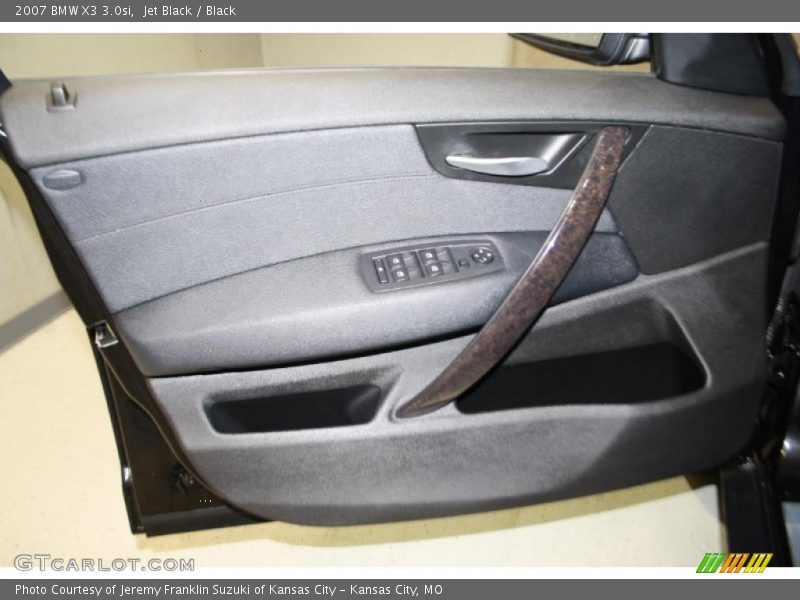 Jet Black / Black 2007 BMW X3 3.0si
