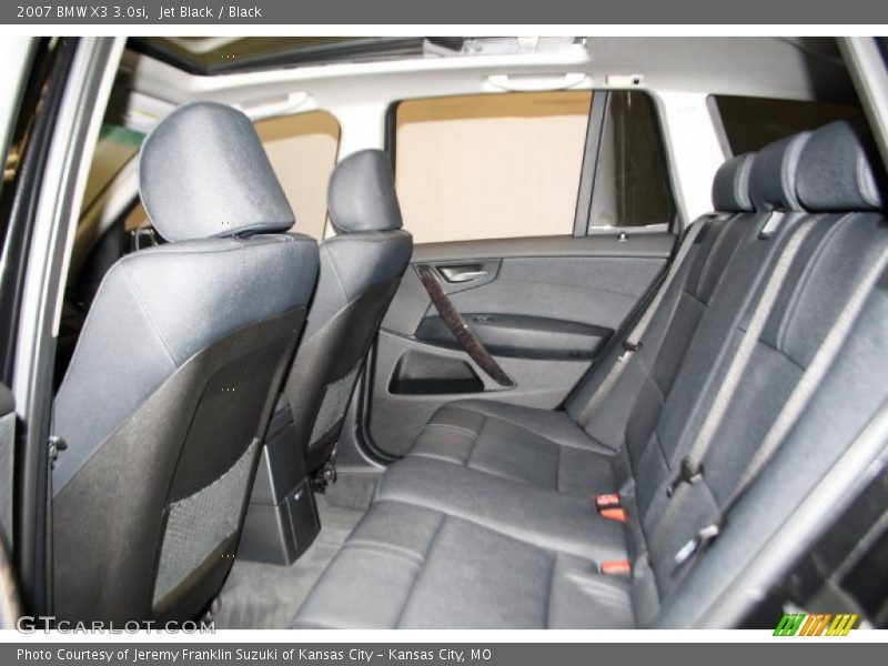Jet Black / Black 2007 BMW X3 3.0si