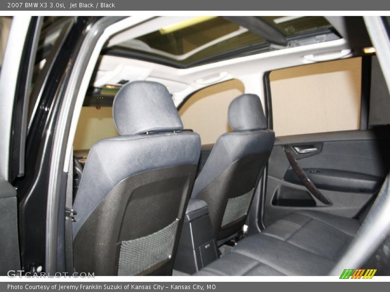 Jet Black / Black 2007 BMW X3 3.0si