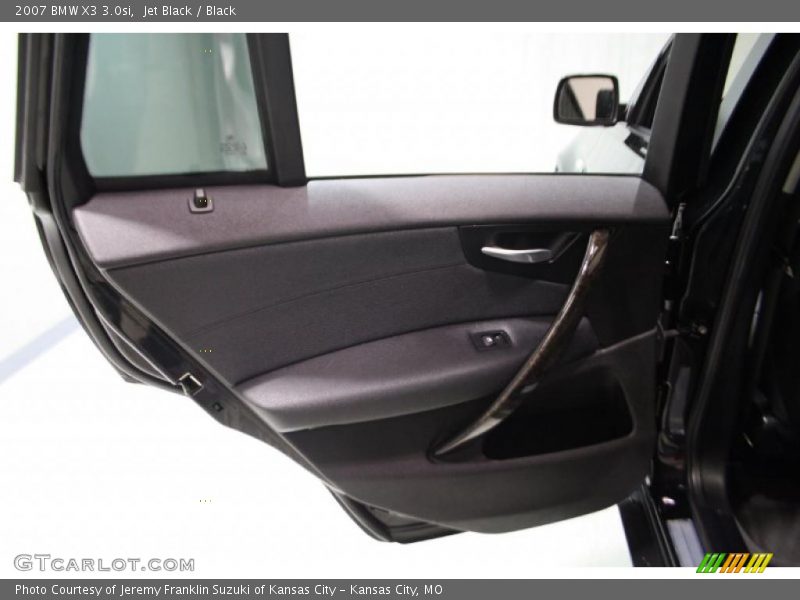 Jet Black / Black 2007 BMW X3 3.0si