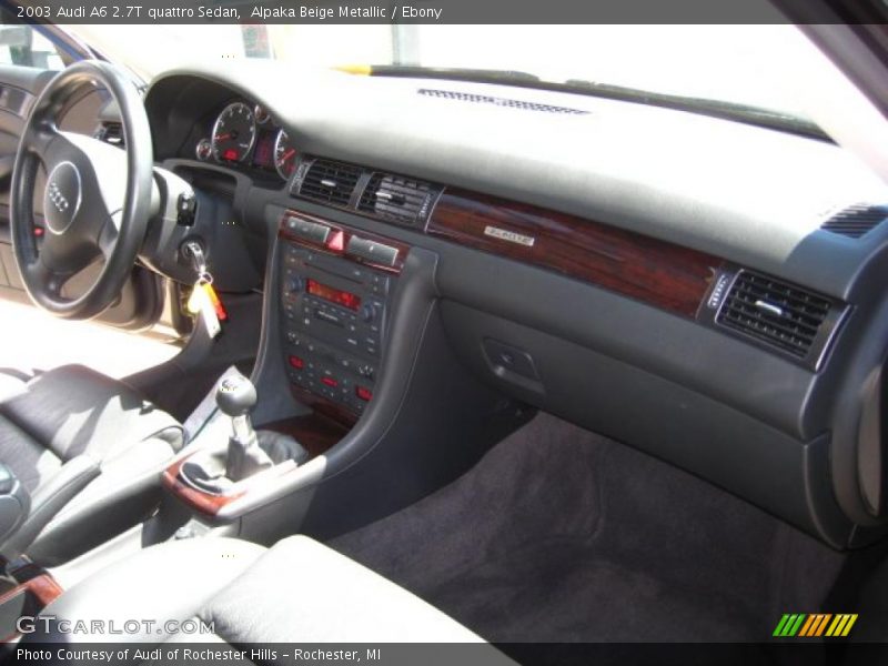 Alpaka Beige Metallic / Ebony 2003 Audi A6 2.7T quattro Sedan