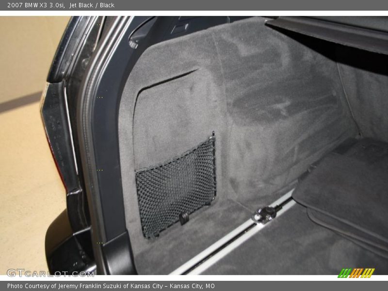 Jet Black / Black 2007 BMW X3 3.0si