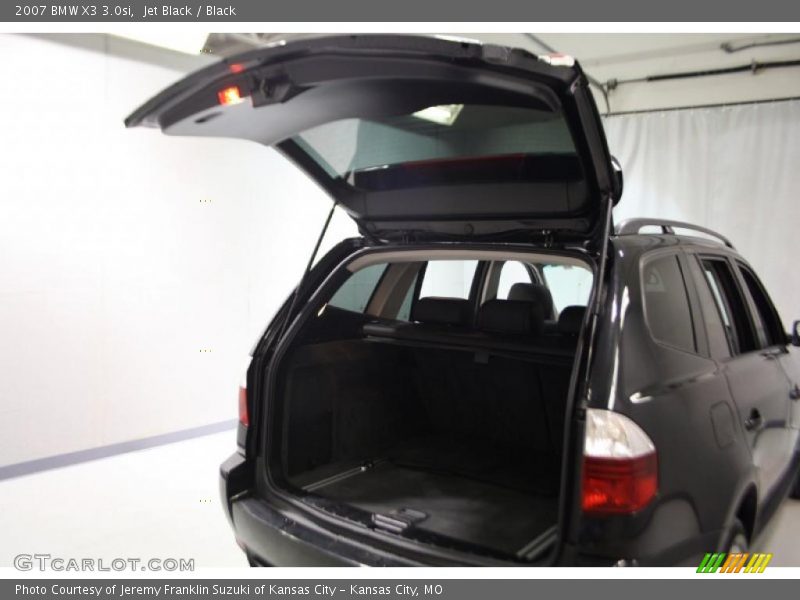 Jet Black / Black 2007 BMW X3 3.0si