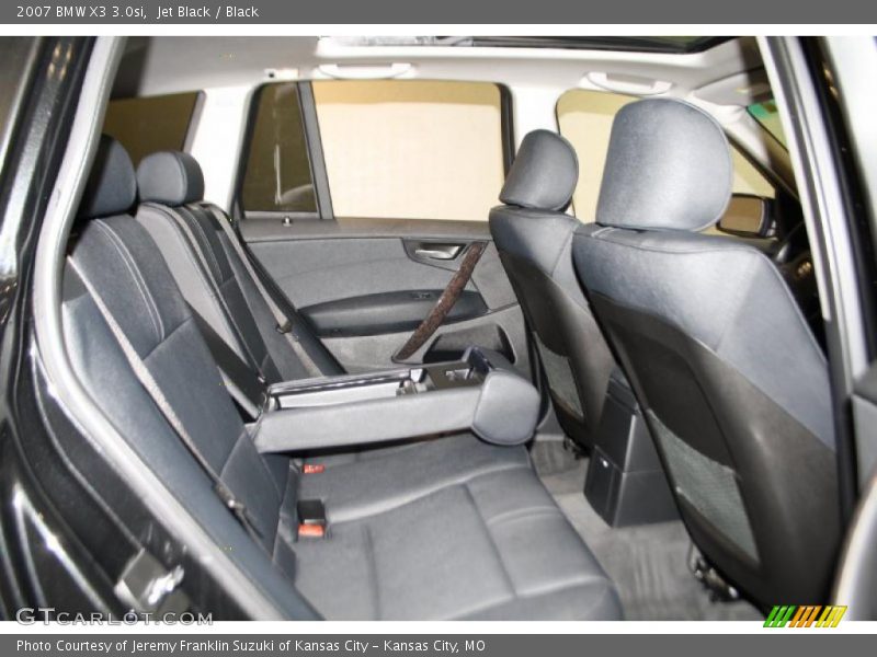 Jet Black / Black 2007 BMW X3 3.0si